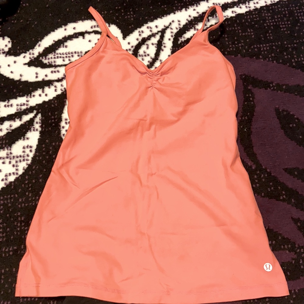 Lululemon cinch bust v neck double V front/back